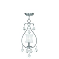 Livex Lighting 6300 Brushed Nickel 1 Light 60 Watt 8.5 Wide Ceiling Fixture on sale Livex Lighting 6300 Brushed Nickel 1 Light 60 Watt 8.5 Wide Ceiling Fixture on sale
