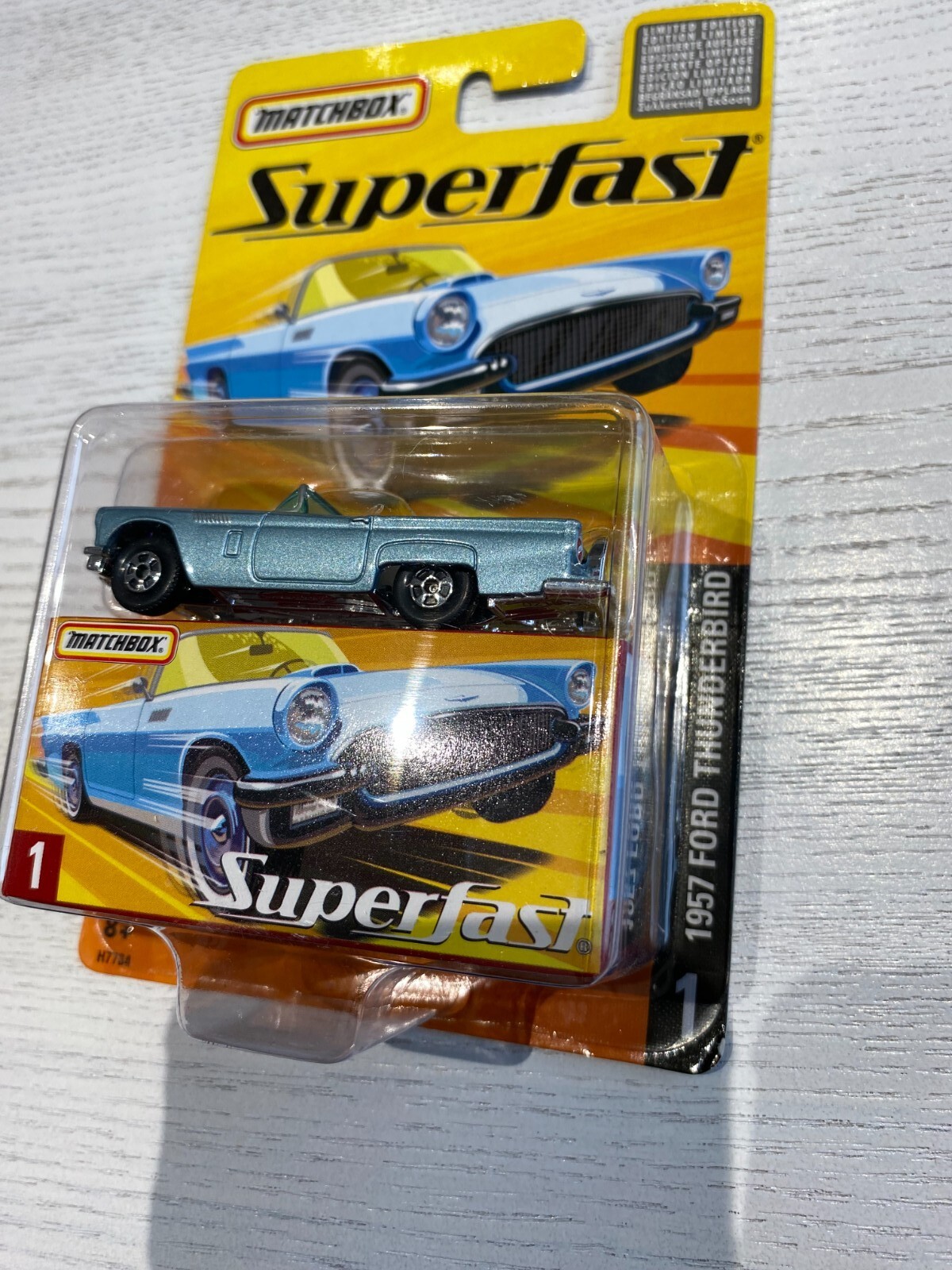 Matchbox Superfast Limited Edition Collection. No 1 1957 Ford Thunderbird. BNIB