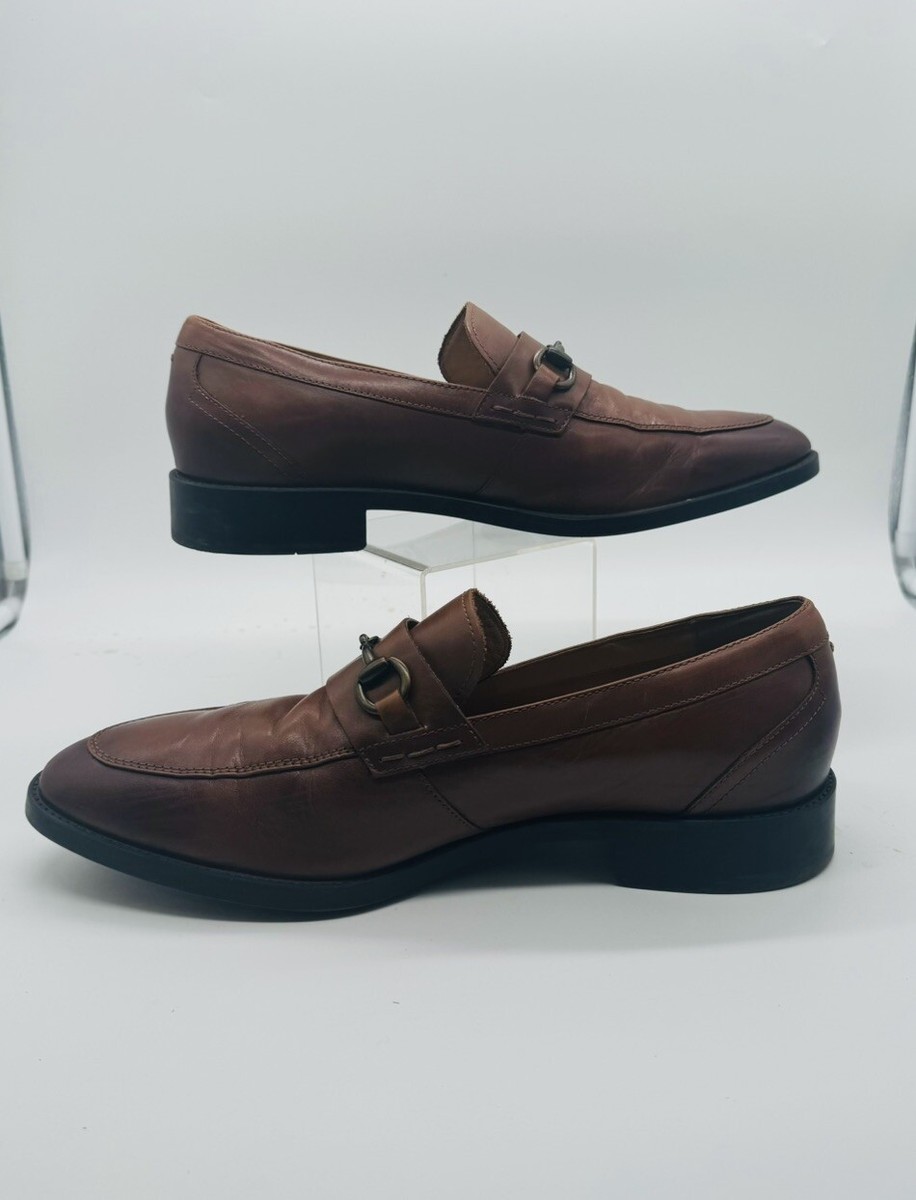 Men’s Cole Haan Brown Loafer with Distinctive Horsebit Vintage 80s 90s Cole Haan Brown Leather Horsebit Loafer Men  main image 2