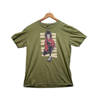 Ruby Rose RWBY X Babs Tarr Green Anime Rare Tee T Shirt Adult's XL
