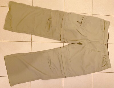 Alpine Design Women's Convertible Pants In Beige Size 38 *30