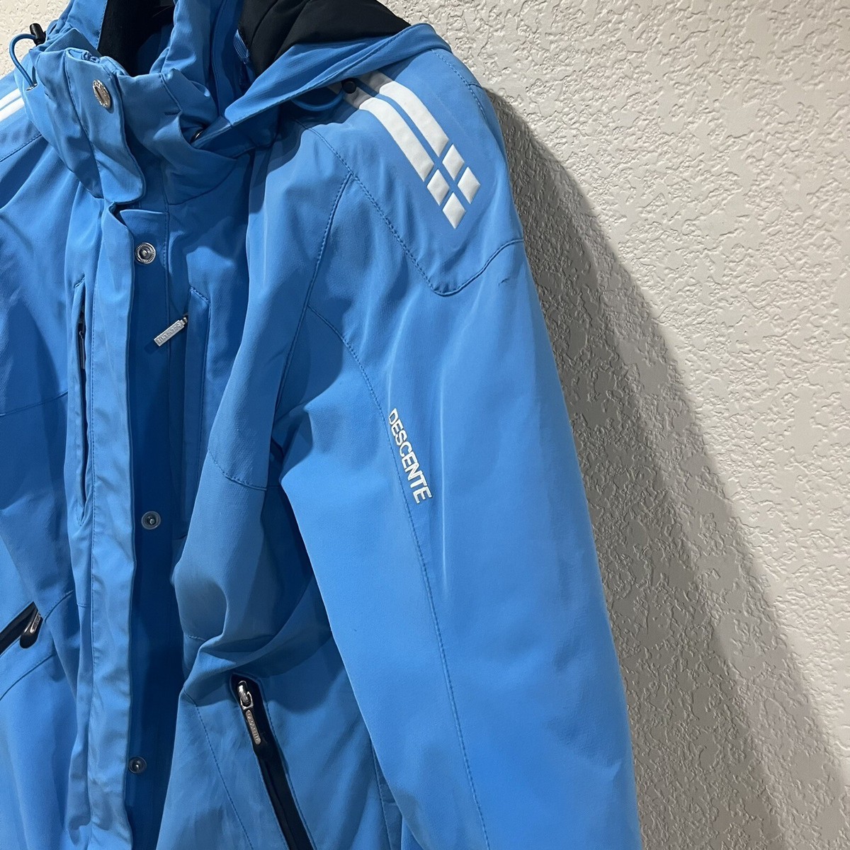 Descente Ski Snow Snowboarding Jacket Coat Blue Wm Size 10 D9-9616