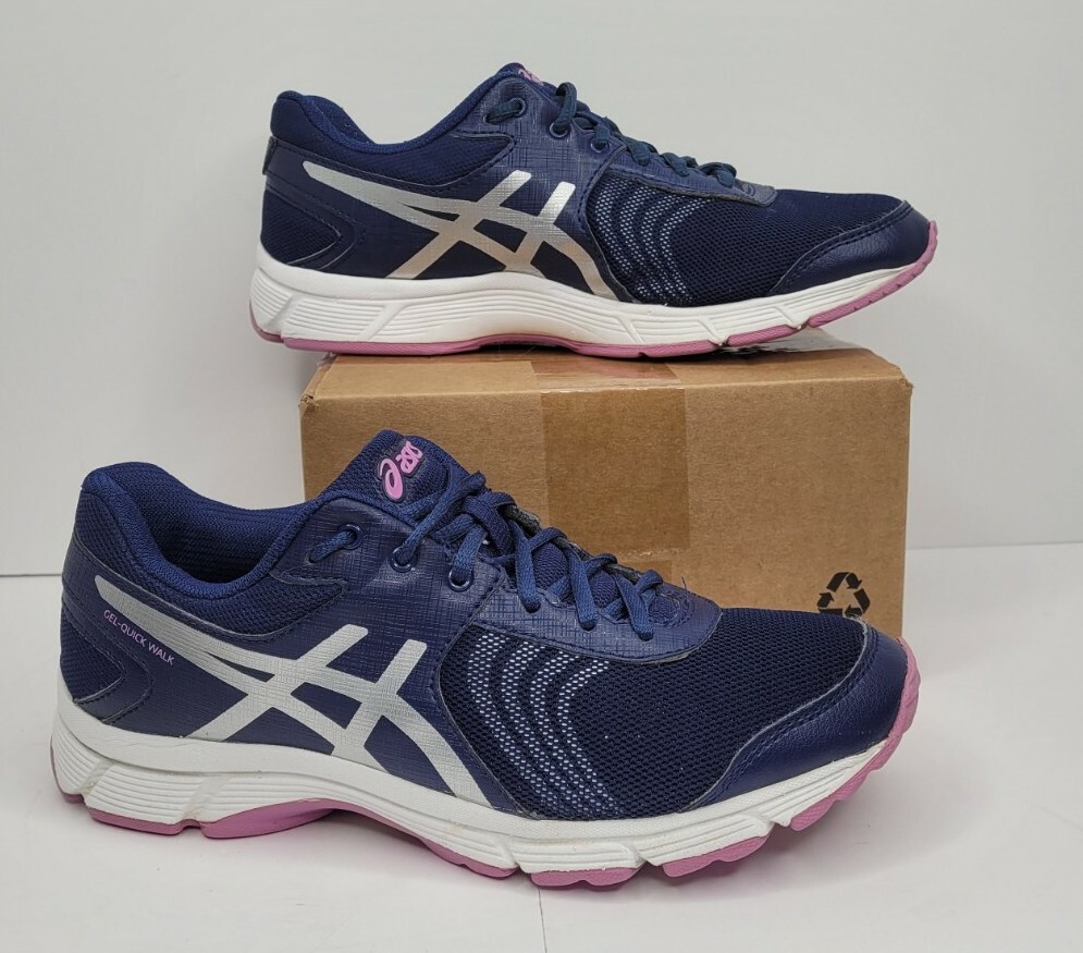 Asics Gel-Quick Walk Blue Running Shoes Womens Size Q750N Sneakers