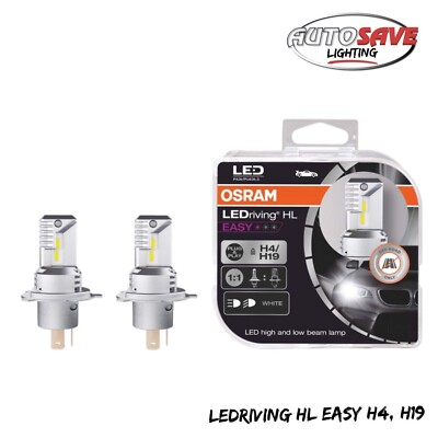 OSRAM - LED H4/H19 HL Easy LEDriving 12V 18,7W/19W P43t/PU43t-3 6000K weiß *NEU