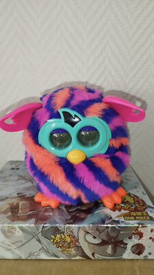 Figur Furby Boom 2012 Toys French Version Figur Diagonal Stripes Pink Orange