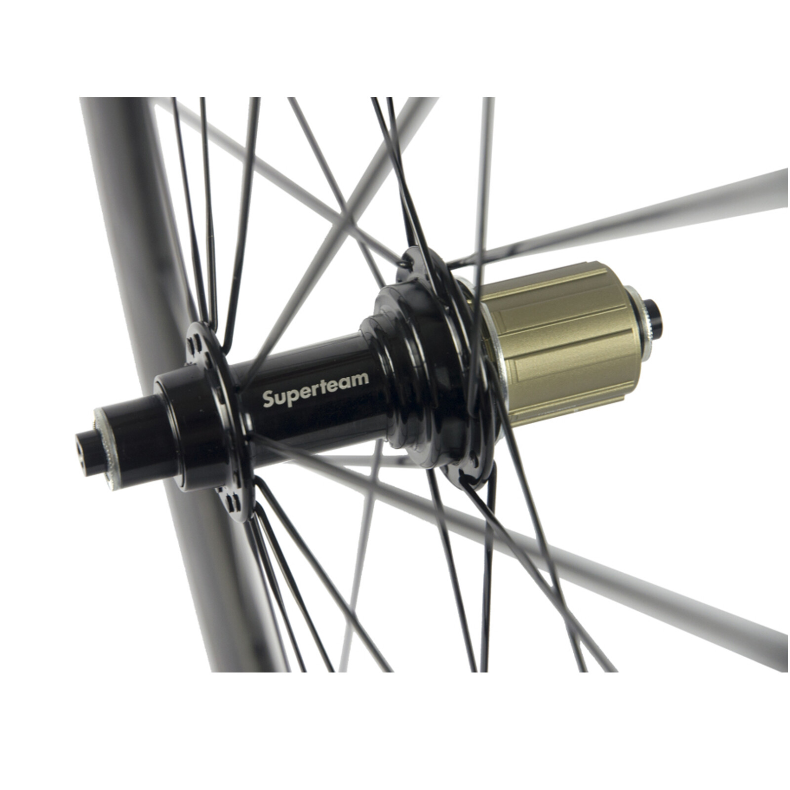 Superteam 50mm Carbon Wheelset Road Bike Racing Cycle Wheels 700C