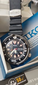 Montre Seiko Baby Tuna SRP637 - Modèle Rare Plongeur Tout Acier Automatique 200m