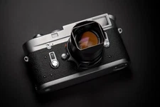 Squarehood Summicron 50mm Lens Hood (BLACK) NEW - For V4 Leica 50mm f/2 M Lenses