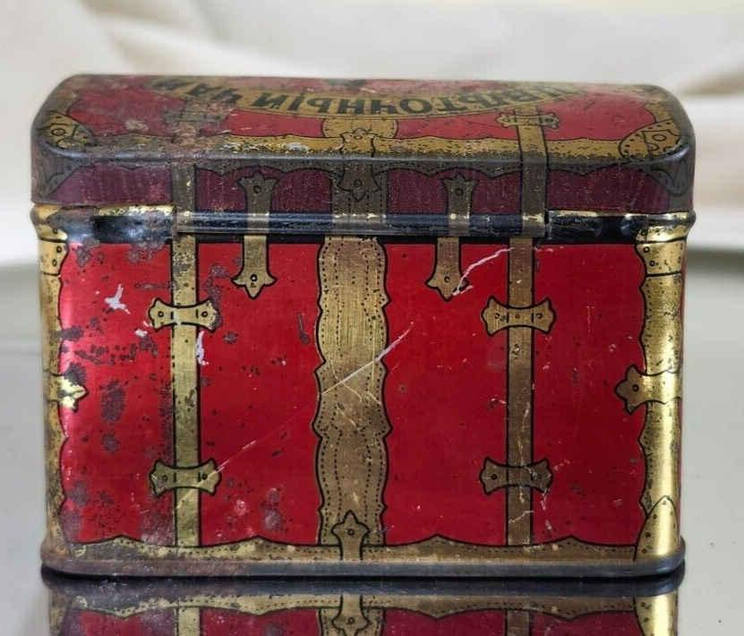 3 Vintage Containers Mini Stetson Hat Box Ridgways or Consolidated Tea