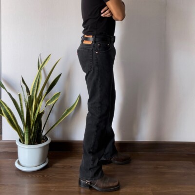 Vintage Levi's Men's 517 Bootcut Jeans Black Act 33X31 | eBay