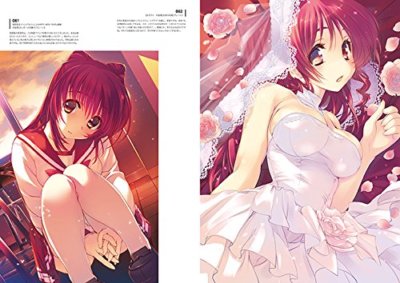 AMADUYU TATSUKI ART WORKS AQUAPLUS COLLECTIONS Illustration Book