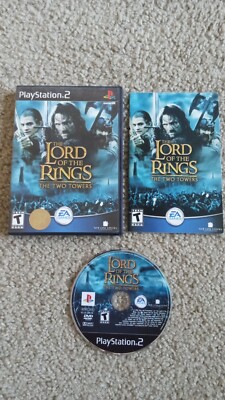 Lord of the Rings: The Two Towers (PlayStation 2 PS2, 2002) CIB Complete Tested