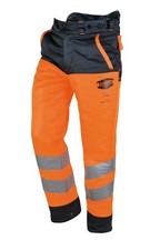Solidur Hi Viz Chainsaw Protective Trousers Type A. (Railway spec)