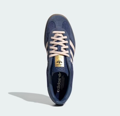 Adidas Gazelle Indoor Dark Blue Orange Preloved Ink Shoes JI0322 Men\'s Size 9.5 adidas Originals Gazelle Indoor Dark Blue Bliss Orange  main image 4