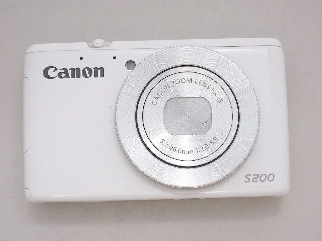 [Near Mint] Canon PowerShot S200 compact digital camera white Japan #23012