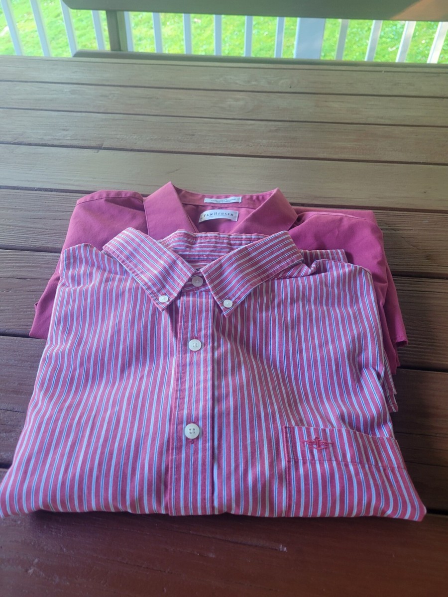 big and tall short sleeve dress shirts Big & Tall Dockside Chambray S/S Button-Down Shirt