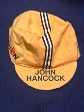New York City Marathon Hat 1992 John Hancock Orange Cycling Cap-Vintage