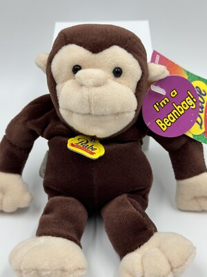 Babe the Pig and Friends Baby Chimp Beanbag Plush Friend NWT