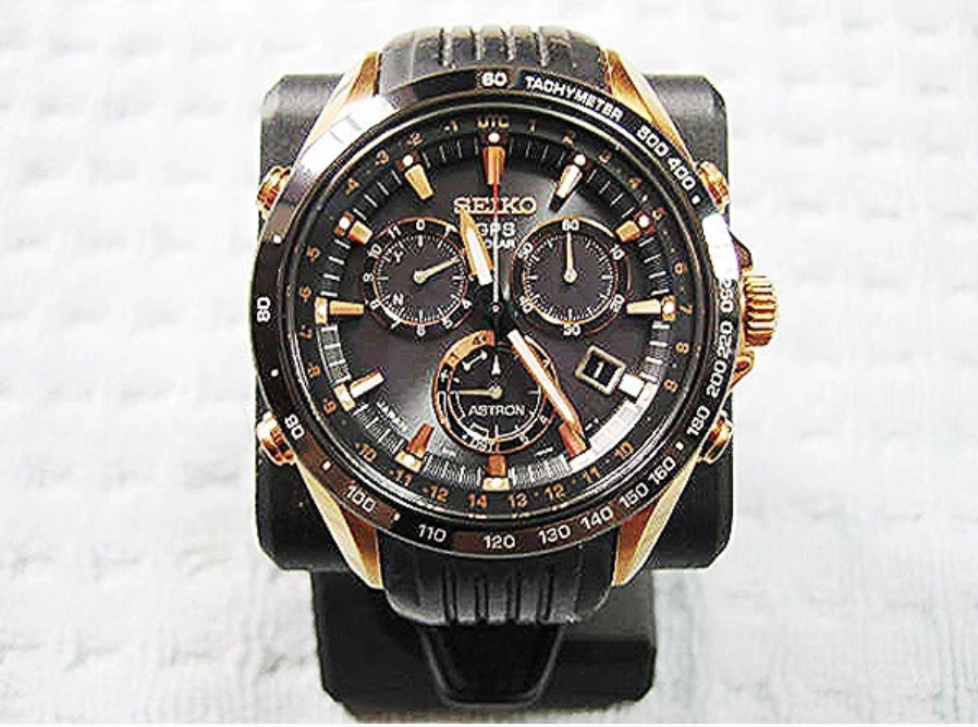 Seiko Astron Djokovic Model SBXB022 Solar GPS Chrono Sapphire