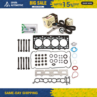 Head Gasket Set Timing Belt Kit Fit 2001 Plymouth Dodge Chrysler 2.4 EDZ