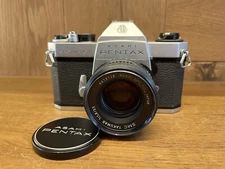 *CLA'd : Near Mint ++* Pentax Spotmatic F SPF Film Camera SMC Takumar 55mm F/1.8