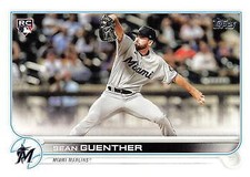 2022 Topps #471 Sean Guenther Miami Marlins Rookie Card RC