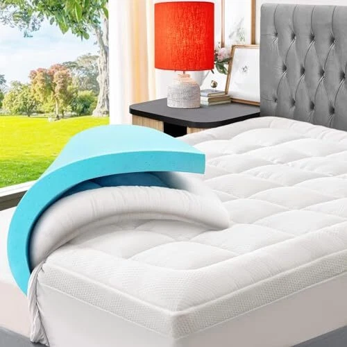 3 inch memory foam clearance mattress topper queen