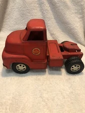 Vintage Dunwell Toys Grain Hauler Truck, Steel Carrier, Attachments Buckeye 50's