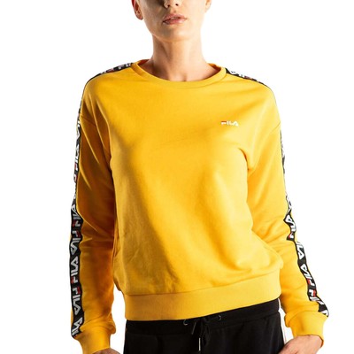 felpa fila blu e gialla