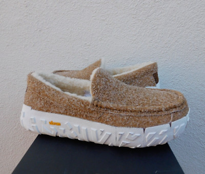 UGG ASCOT VIBRAM WRAP TECH CHESTNUT SUEDE LOAFERS SLIPPERS, MEN US 8/ 41 ~NIB