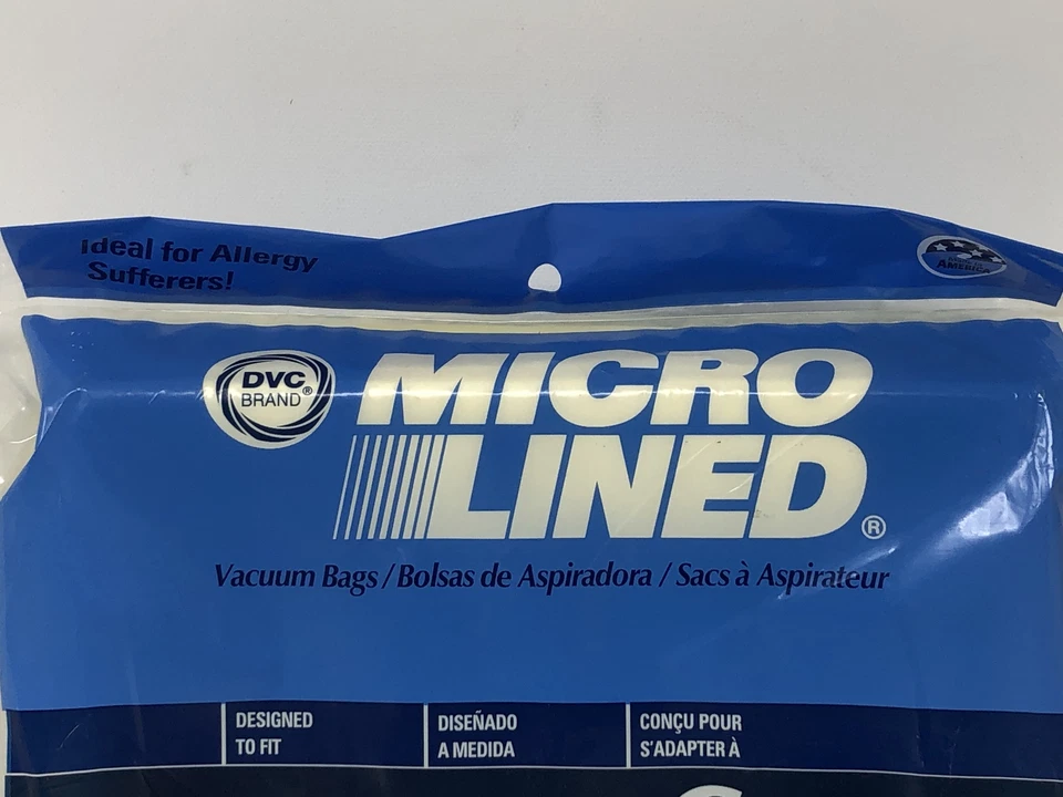 Kenmore Micro Lined Vacuum Bags Type C/Q 5055, 50558/50557, Panasonic C-5 3PK - Image 2 of 4