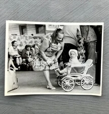 Original Soviet USSR Vintage Photo Picture Black & White Children Baby