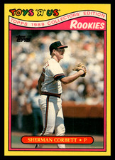 1989 Topps Toys"R"Us Rookies Sherman Corbett #6 California Angels MLB Baseball