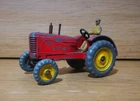 Vintage Dinky Toys 27a Massey-Harris Tractor with Metal Driver farm vehicle #1