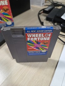 Wheel of Fortune Junior Edition (Nintendo NES, 1989) Box And Game No Manual 