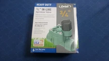 Orbit 57280 3/4" FPT Auto Inline Sprinkler Valve - Green - New In Box