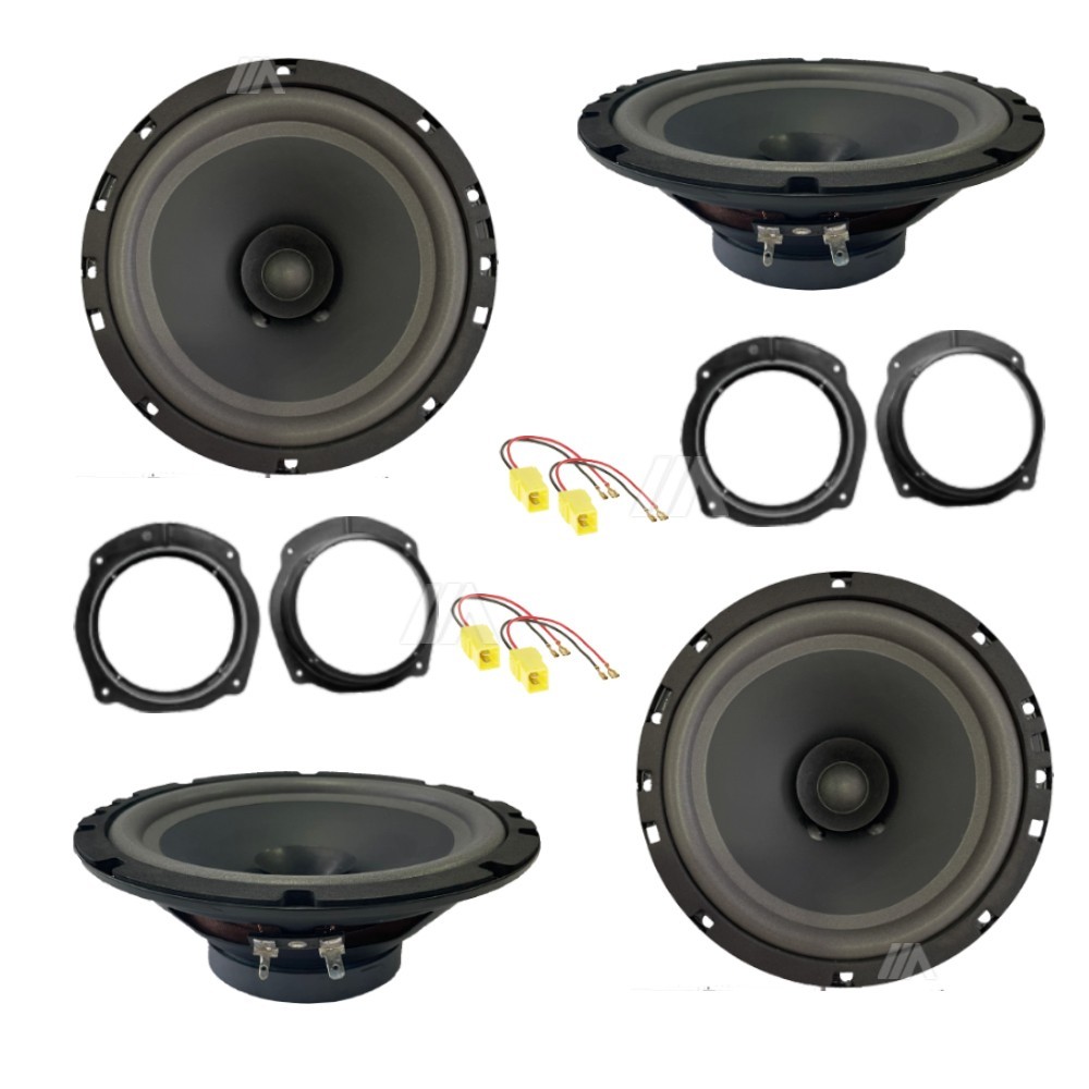 Kit 4 Casse Altoparlanti Doppio Cono Anteriori e Posteriori Fiat Croma dal 2005