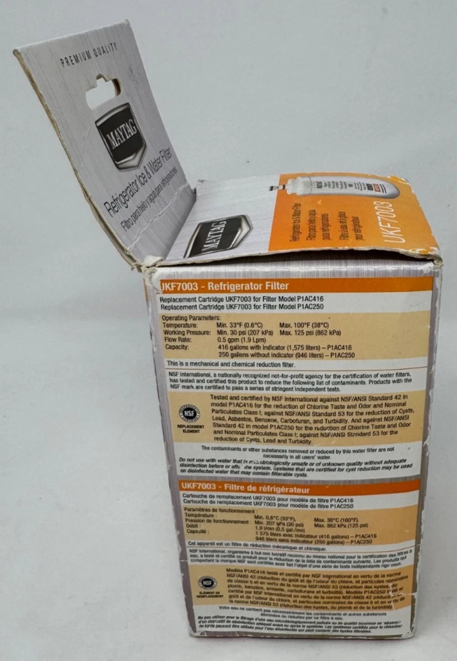 GENUINE OEM Jenn-Air Maytag UKF7003 Replacement Refrigerator Water Filter - Image 4 of 4