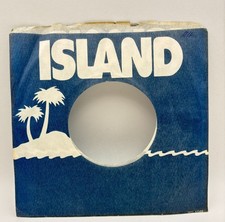Island Records Company Sleeve 45 RPM Vinyl 7 Inch Blue Palm Trees