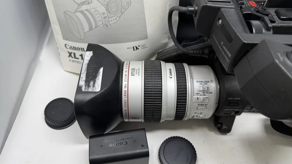 Canon XL1 3CCD Digital Video Camcorder DM-XL1A 16x Zoom Lens & Case - Image 2 of 4