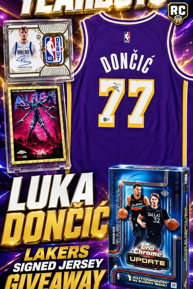 THE LUKA DONCIC SIGNED LAKERS JERSEY GIVEAWAY STREAM