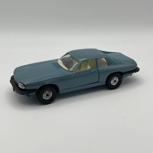 Vintage Corgi Jaguar XJS Collectible 1:36 Scale Blue Diecast Kids Car Toy #fw