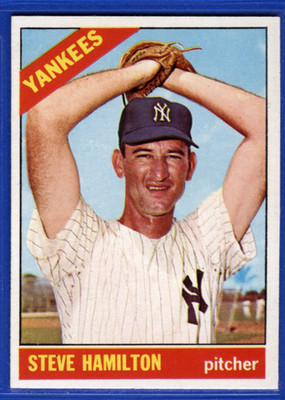 1966 Topps Baseball #503 Steve Hamilton - New York Yankees NrMt or Better