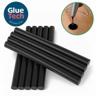 Black Hot Glue Sticks 7mm/11mm x 200mm | 10–100pcs | UK Stock | Fast Dispatch