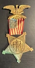 Grand Army Of The Republic 1861 - 1866 Civil War Veterans Medal Flag