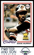Eddie Murray Topps Double Headers 2021 Topps #TDH-12 Orioles Baseball Card