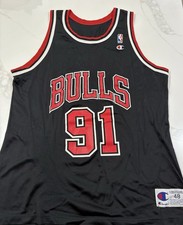 Vintage Dennis Rodman 91 Chicago Bulls NBA Basketball Jersey Champion Mens XL