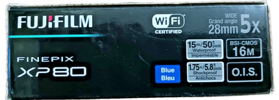 Buy Fujifilm FinePix XP Series XP80 16.4MP Digital Camera - Blue