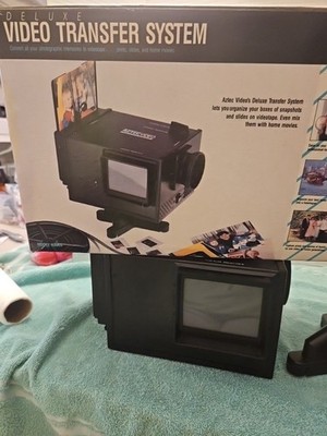 Aztec Deluxe AZVC5 video transfer system convert movies slides Open Box