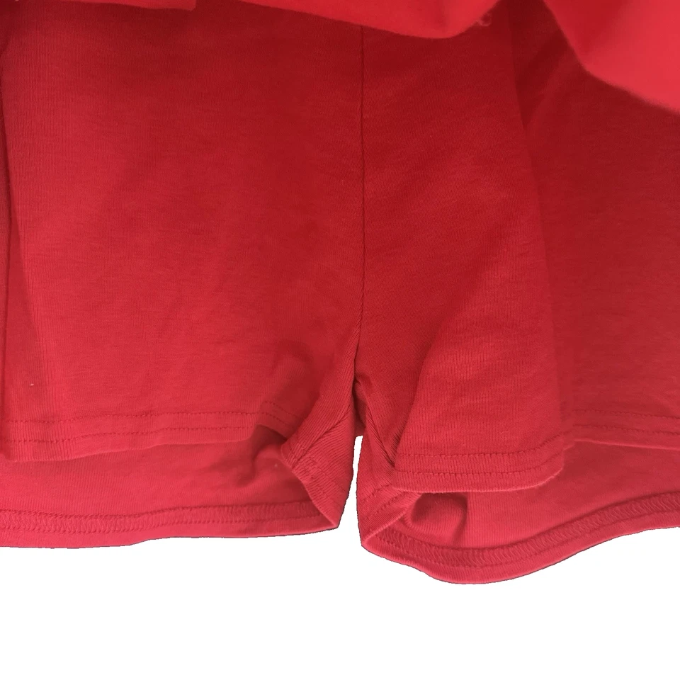 Gymboree Skirt Skort Paris “Parisian Chic” Girls Size 12 Red Navy Blue - Image 4 of 4